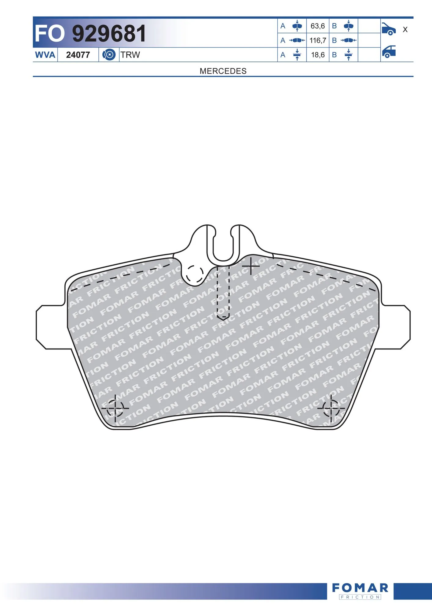 Brake Pad Set, disc brake